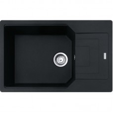 Мийка кухонна Franke Urban, фраграніт, прямокутник, з крилом, 780х500х220мм, чаша - 1, врізна, оборотна, UBG 611-78 XL, чорний матовий Мийка кухонна Franke Urban, фраграніт, прямокутник, з крилом, 780х500х220мм, чаша - 1, врізна, оборотна, UBG 611-78 XL, чорний матовий