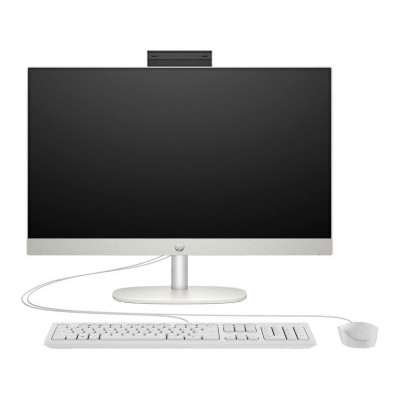 Комп'ютер персональний моноблок HP 240-G10 23.8" FHD IPS AG, Intel i3-N300, 16GB, F512GB, UMA, WiFi, кл+м, 3р, DOS, білий