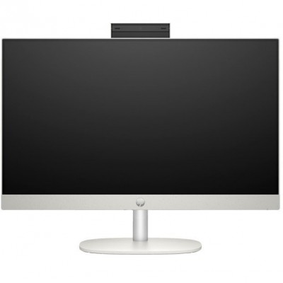Комп'ютер персональний моноблок HP 240-G10 23.8" FHD IPS AG, Intel i3-N300, 16GB, F512GB, UMA, WiFi, кл+м, 3р, DOS, білий