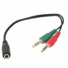 Кабель мультимедійний 2 x Jack 3.5mm M to Jack F 3.5mm M 0.2m ProfCable (ProfCable11-0.2) Кабель мультимедійний 2 x Jack 3.5mm M to Jack F 3.5mm M 0.2m ProfCable (ProfCable11-0.2)