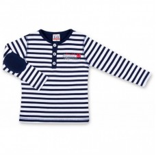 Кофта Breeze синя з білим у вузьку смужку (8107-86B-white-blue) Кофта Breeze синя з білим у вузьку смужку (8107-86B-white-blue)