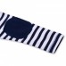 Кофта Breeze синяя с белым в узкую полосочку (8107-86B-white-blue)