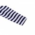 Кофта Breeze синяя с белым в узкую полосочку (8107-86B-white-blue)