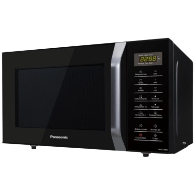 Мікрохвильова піч Panasonic, 23л, 800Вт, гриль, дисплей, чорний