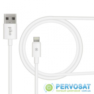 Дата кабель USB 2.0 AM to Lightning 0.2m white Piko (1283126493836)