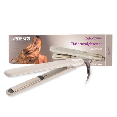 Випрямляч ARDESTO Pearl Cream, 50Вт, 140-230C, кераміка, бежевий Випрямляч ARDESTO Pearl Cream, 50Вт, 140-230C, кераміка, бежевий