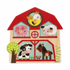 Пазл музичний Janod Мої друзі з ферми J07079 Пазл музичний Janod Мої друзі з ферми J07079