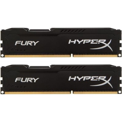 Пам'ять до ПК Kingston DDR3 1600 8GB KIT (4GBx2) HyperX Fury Black