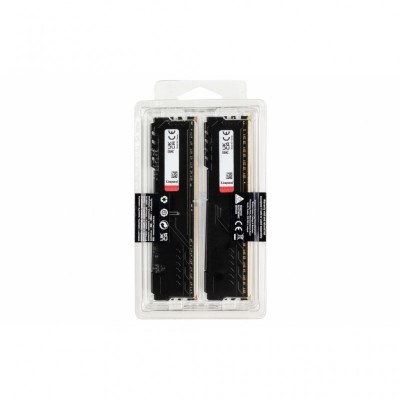 Модуль пам'яті для комп'ютера DDR4 16GB (2x8GB) 3000 MHz Fury Beast Black Kingston Fury (ex.HyperX) (KF430C15BBK2/16)