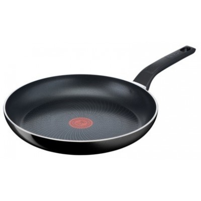 Сковорода Tefal Start&Cook, 28см, покриття Titanium, індукція, Thermo-Spot, алюм., чорний