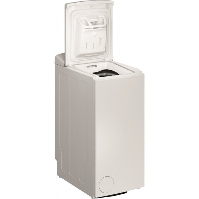 Пральна машина Whirlpool вертикальна, 6кг, 1200, A+++, 60см, дисплей, інвертор, білий