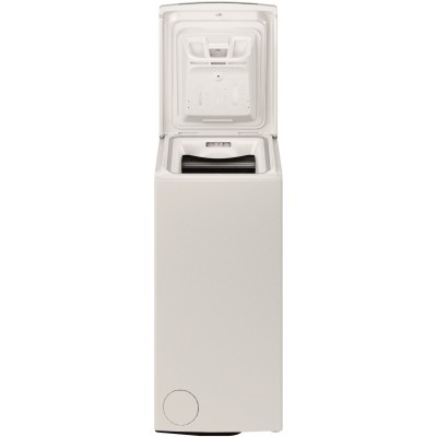 Пральна машина Whirlpool вертикальна, 6кг, 1200, A+++, 60см, дисплей, інвертор, білий