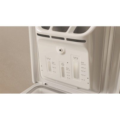 Пральна машина Whirlpool вертикальна, 6кг, 1200, A+++, 60см, дисплей, інвертор, білий