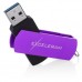 USB флеш накопитель eXceleram 128GB P2 Series Grape/Black USB 3.1 Gen 1 (EXP2U3GPB128)