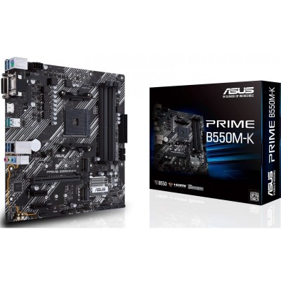 Материнcька плата ASUS PRIME B550M-K sAM4 B550 4xDDR4 M.2 HDMI DVI D-Sub mATX