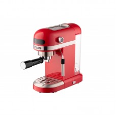 Кавоварка Ardesto  ріжкова YCM-E1501, 1,4л, мелена, ручний капуч, підігрів чашок, червоний