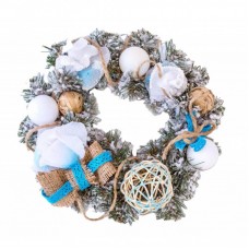 Прикраса декоративна YES! Fun Вінок Біла троянда 15 см (903771) Прикраса декоративна YES! Fun Вінок Біла троянда 15 см (903771)