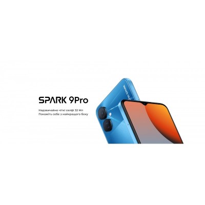 Смартфон TECNO Spark 9 Pro (KH7n) 4/128Gb NFC 2SIM Quantum Black