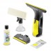 Пилосос Karcher віконний WV 2 Black Limited Edition, вода -0.1л, автон. робота до 35хв, вага-0.6кг, жовто-чорний