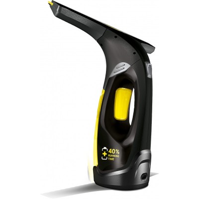 Пилосос Karcher віконний WV 2 Black Limited Edition, вода -0.1л, автон. робота до 35хв, вага-0.6кг, жовто-чорний