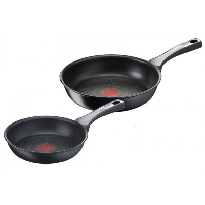 Набір сковорідок Tefal Unlimited ON, 20/26см, алюміній, чорний