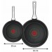 Набір сковорідок Tefal Unlimited ON, 20/26см, алюміній, чорний
