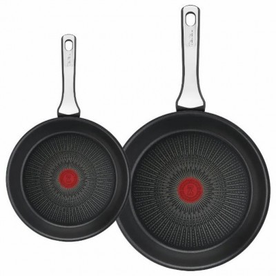 Набір сковорідок Tefal Unlimited ON, 20/26см, алюміній, чорний
