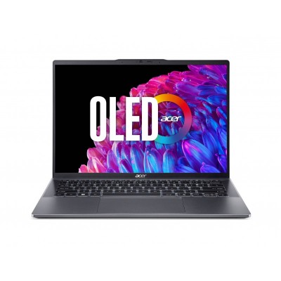 Ноутбук Acer Swift Go 14 SFG14-63 14" 2.8K OLED, AMD R5-8645HS, 16GB, F1TB, UMA, Lin, сірий