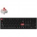 Клавіатура механічна Keychron K10 PRO 100Key, K pro Red, WL/BT/USB-A, QMK, EN/UKR, White Led, чорний