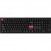 Клавіатура механічна Keychron K10 PRO 100Key, K pro Red, WL/BT/USB-A, QMK, EN/UKR, White Led, чорний