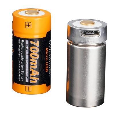 Акумулятор Fenix 16340  700 UP mAh Li-ion micro usb (ARB-L16-700UP)