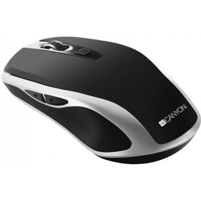 Мишка CANYON CNS-CMSW19B Wireless Silent Black -Silver (CNS-CMSW19B)