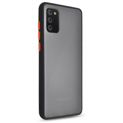 Чохол до моб. телефона MakeFuture Samsung A02s Frame (Matte PC+TPU) Black (MCMF-SA02SBK)
