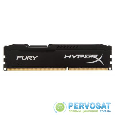 Модуль памяти для компьютера DDR3 8Gb 1600 MHz HyperX Fury Black HyperX (Kingston Fury) (HX316C10FB/8)