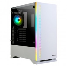 Корпус Zalman S5 WHITE, без БЖ, 1xUSB3.0, 2xUSB2.0, 1x120mm Black fan, 1x120mm RGB fan, TG Side Window, ATX, White Корпус Zalman S5 WHITE, без БЖ, 1xUSB3.0, 2xUSB2.0, 1x120mm Black fan, 1x120mm RGB fan, TG Side Window, ATX, White