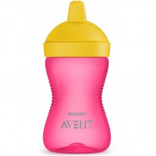 Чашка-непроливайка Avent з твердим носиком, 300мл, 18міс+, рожевий Чашка-непроливайка Avent з твердим носиком, 300мл, 18міс+, рожевий