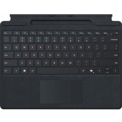 Клавіатура зі стілусом для планшета Microsoft Surface Pro 8 - 11, Pro X, UKR/ENG, чорна