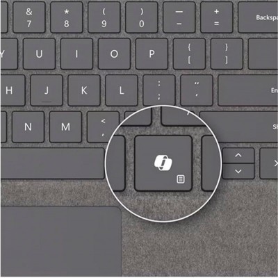Клавіатура зі стілусом для планшета Microsoft Surface Pro 8 - 11, Pro X, UKR/ENG, чорна
