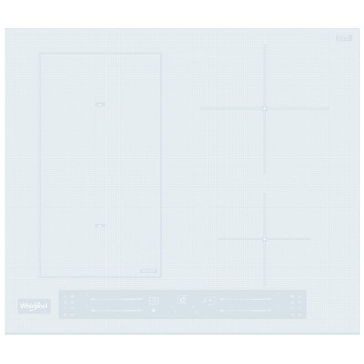 Варильна поверхня Whirlpool індукційна, 60см, розширена зона, білий