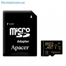 Карта пам'яті Apacer 128GB microSDXC UHS-I Class10 w/ 1 Adapter RP (AP128GMCSX10U1-R) Карта пам'яті Apacer 128GB microSDXC UHS-I Class10 w/ 1 Adapter RP (AP128GMCSX10U1-R)
