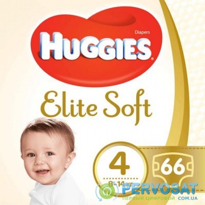 Подгузник Huggies Elite Soft 4 Mega 66 шт (5029053545301)