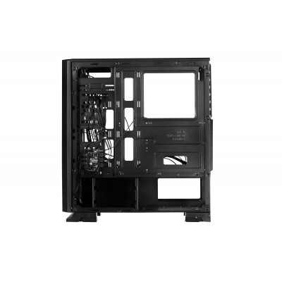 Корпус 2E GAMING CONDOR GJP12, без БЖ, 1xUSB 3.0, 2xUSB 2.0, 3x120mm ARGB fans, TG Side Panel, ATX, Black
