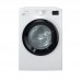 Пральна машина Indesit фронтальна, 8кг, 1200, A+++, 54.6см, дисплей, пара, інвертор, люк чорний, білий