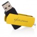 USB флеш накопитель eXceleram 64GB P2 Series Yellow2/Black USB 2.0 (EXP2U2Y2B64)