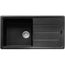 Мийка кухонна Franke Basis, фраграніт, прямокутник, з крилом, 970х500х200мм, чаша - 1, накладна, BFG 611-97, онікс Мийка кухонна Franke Basis, фраграніт, прямокутник, з крилом, 970х500х200мм, чаша - 1, накладна, BFG 611-97, онікс