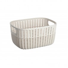 Корзинка плетена Ardesto Sweet Home, 3л, 235*176*120 мм, сірий беж, пластик Корзинка плетена Ardesto Sweet Home, 3л, 235*176*120 мм, сірий беж, пластик