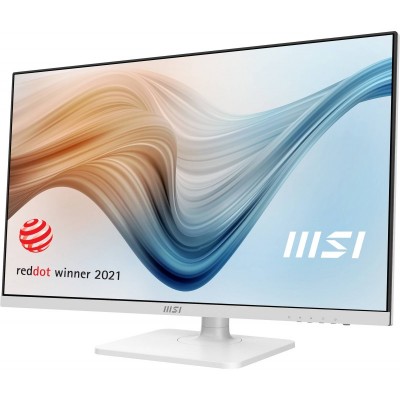 Монітор MSI 27" Modern MD272QPW HDMI, DP, USB-C, 2xUSB, MM, IPS, 2560x1440, 75Hz, 4ms, sRGB 95%, Pivot, White