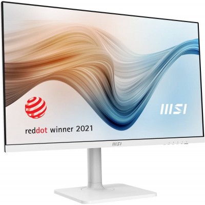 Монітор MSI 27" Modern MD272QPW HDMI, DP, USB-C, 2xUSB, MM, IPS, 2560x1440, 75Hz, 4ms, sRGB 95%, Pivot, White
