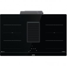 Варильна повверхня Gorenje індукційна, 83см, розширена зона, вбудована витяжка, 620м.куб/год, чорний Варильна повверхня Gorenje індукційна, 83см, розширена зона, вбудована витяжка, 620м.куб/год, чорний