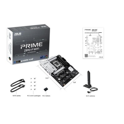 Материнcька плата ASUS PRIME Z890-P WIFI s1851 Z890 4xDDR5 M.2 HDMI DP Wi-Fi ATX